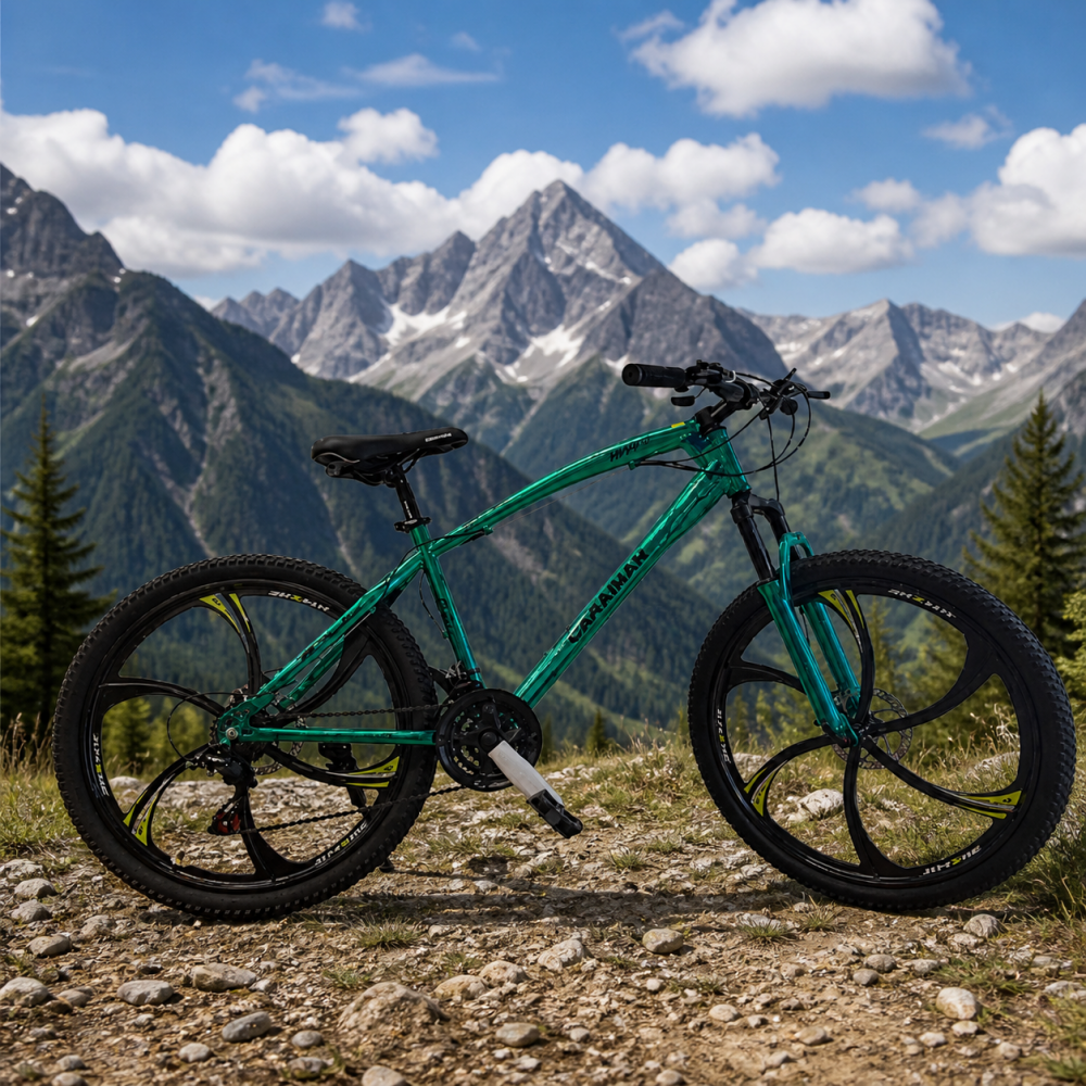 Bicicletă MTB CARAIMAN 26 MS – Design Premium Gold Mirror, Cadru Ușor, Frâne pe Disc
