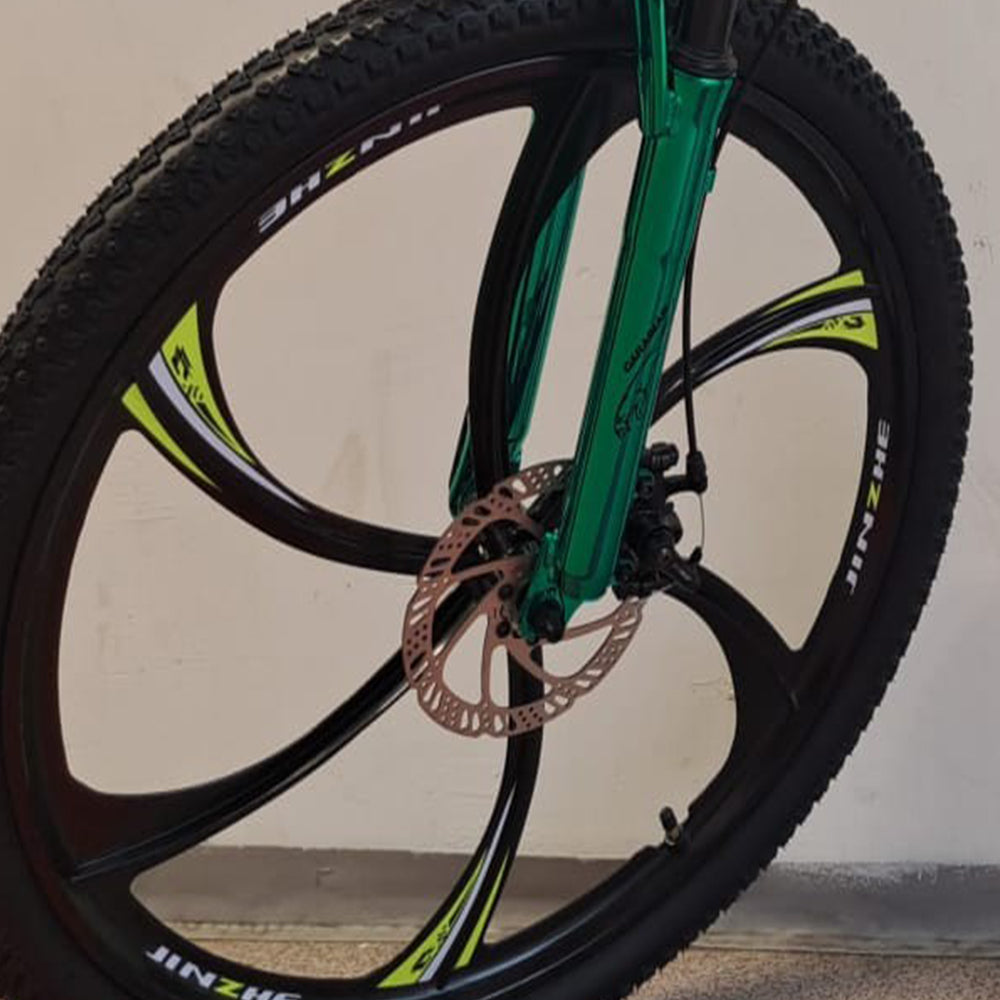 Bicicletă MTB CARAIMAN 26 MS – Design Premium Gold Mirror, Cadru Ușor, Frâne pe Disc