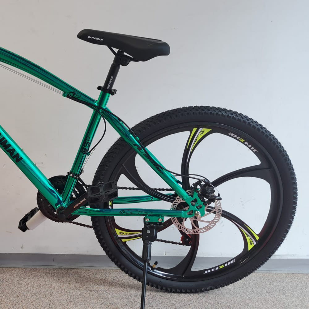 Bicicletă MTB CARAIMAN 26 MS – Design Premium Gold Mirror, Cadru Ușor, Frâne pe Disc