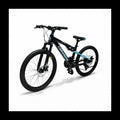 Bicicletă Caraiman, roți 26 inch, cu dublă suspensie, frâne pe disc, 26 GTR-601 Albastru Cameleon