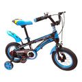 Bicicletă Caraiman, cu roți ajutătoare, roți 12 sau 14 inch, cadru oțel, albastră