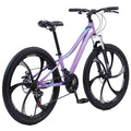 Bicicletă Caraiman, roți 24 sau 26 inch, cadru oțel, frâne pe disc, mov