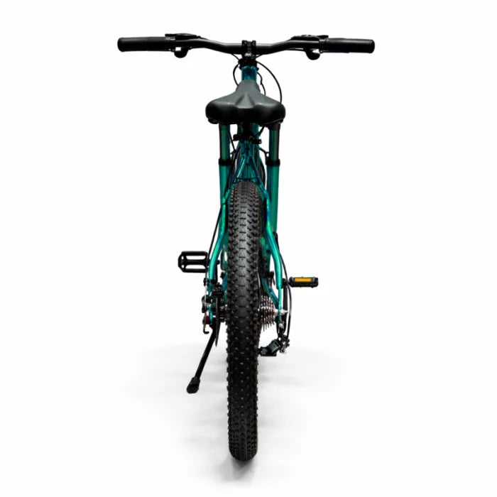 Bicicletă Caraiman, roți 26 inch, cadru oțel, frâne pe disc, turcoaz