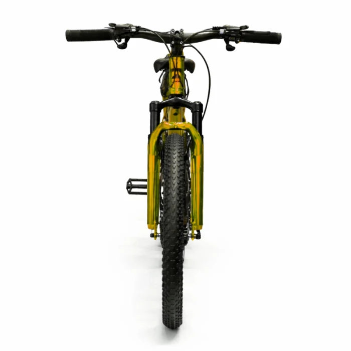 Bicicletă Caraiman, roți 26 inch, cadru oțel, frâne pe disc, aurie, BC124